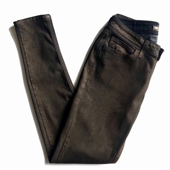 Levi's Denim - Levi's Legging Skinny Black Metallic Copper Jeans